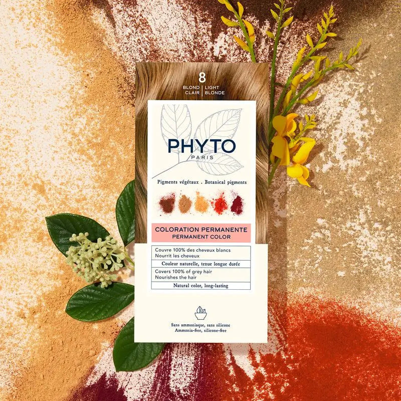 Phyto Colour 8 Permanent Colouring Light Blonde Shade