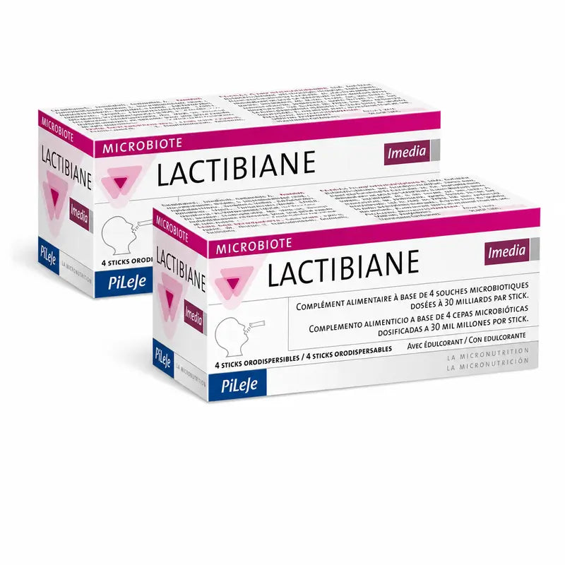 Pileje Lactibiane Imedia Pack of 2 x 4 Sticks