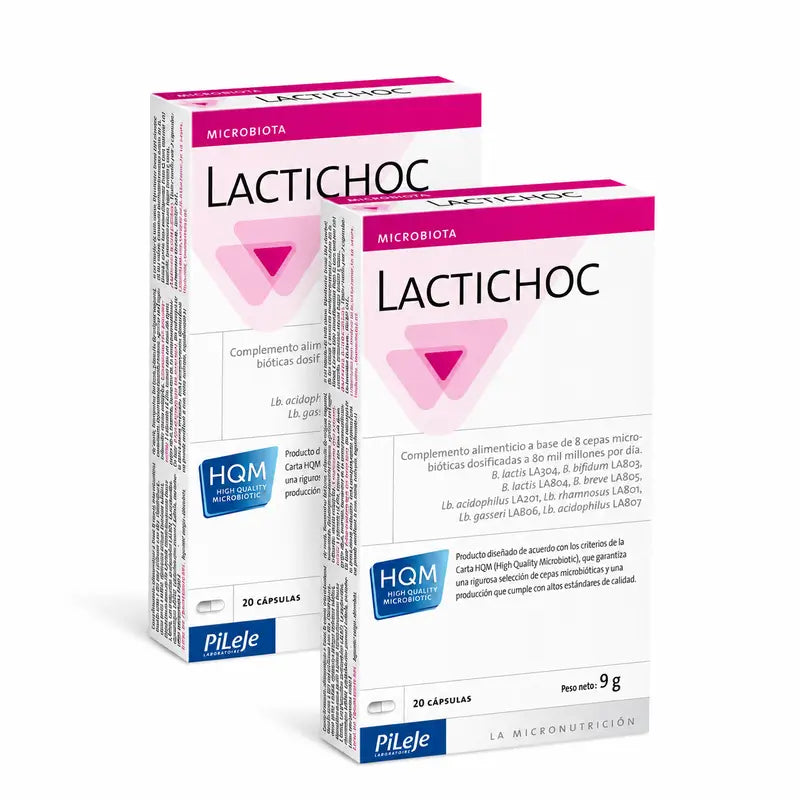 Pileje Lactichoc Pack of 2 x 20 Capsules