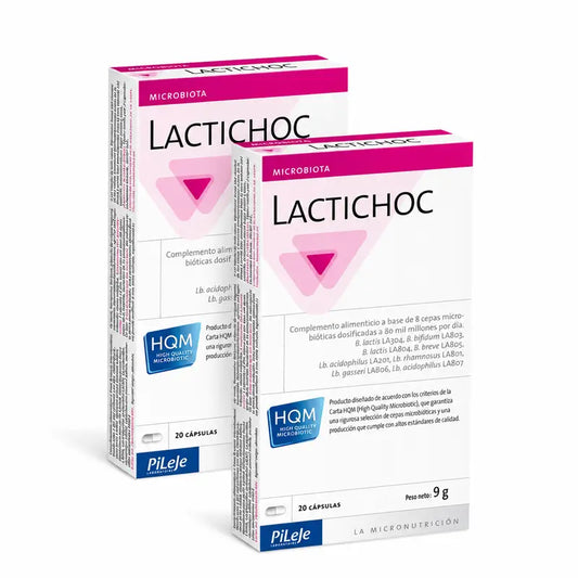 Pileje Lactichoc Pack of 2 x 20 Capsules