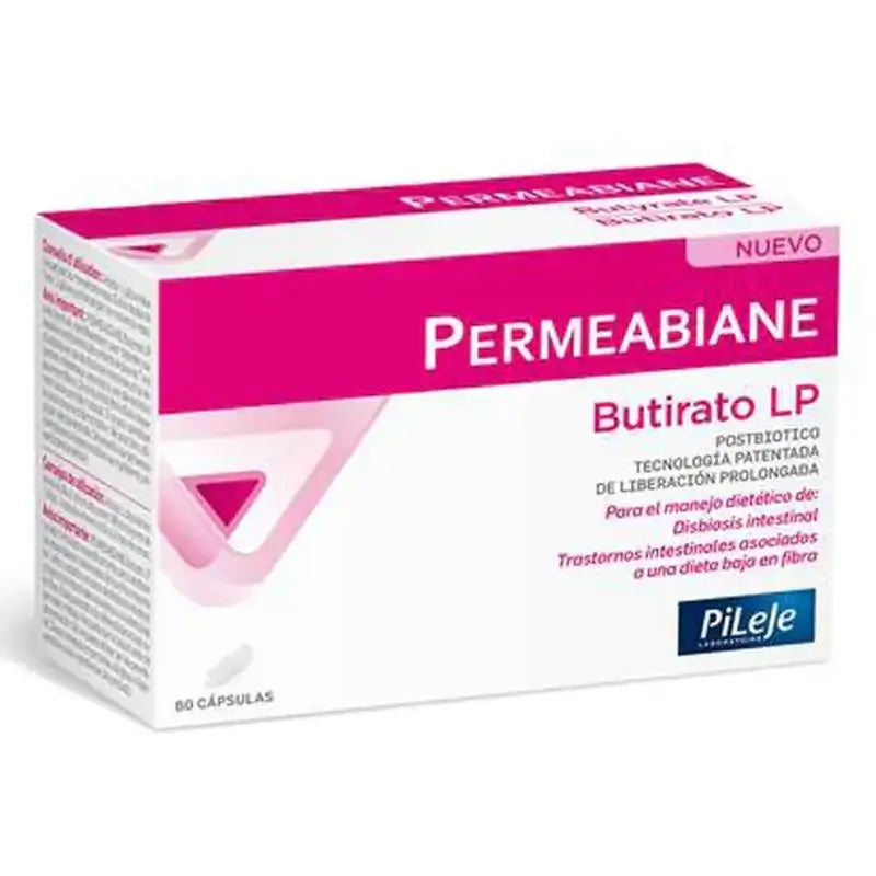 Pileje Permeabiane Butyrate Lp, 60 Capsules