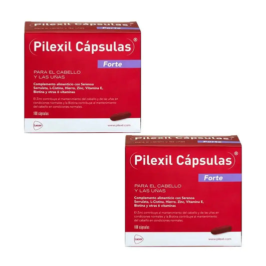 Pilexil Capsules Forte, Pack 2 x 100 Capsules
