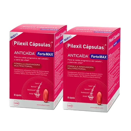 Pilexil Forte Max, Pack 2 x 60 capsules