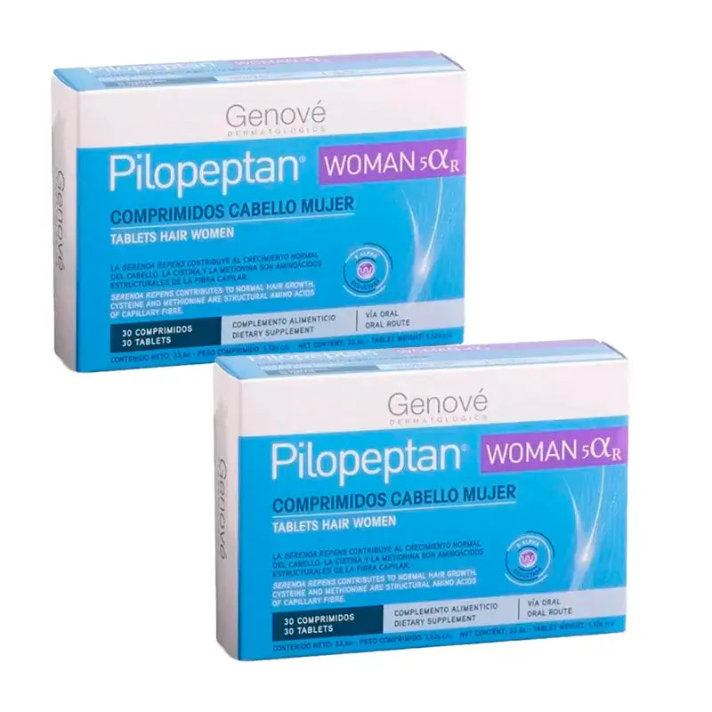 Pilopeptan Woman Hair Woman, Pack 2 x 30 tablets