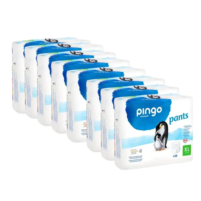 Pingo Nappy Nappy Wipes Size 6 (16 Kg+), 8X26 Units