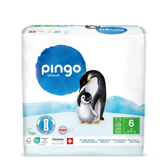 Pingo Ecological Nappies Size 6 (13-18 Kg), 32 units