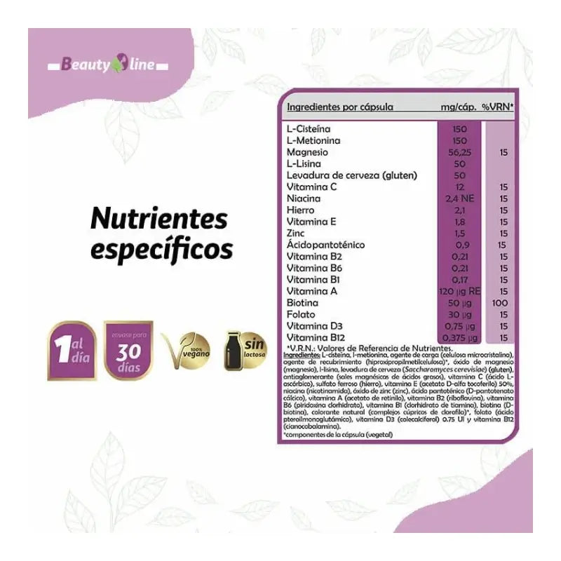 Pinisan Hair, Skin and Nails, 30 capsules