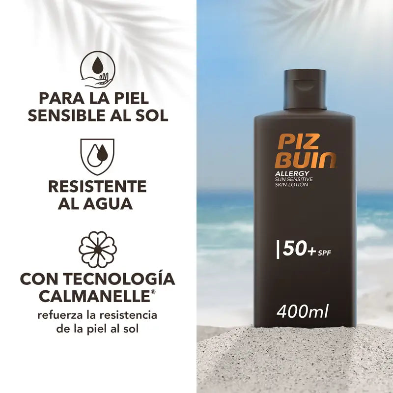 Piz Buin Allergy Sunscreen Body Cream SPF50, 400 ml