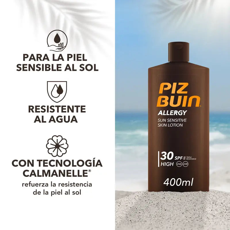 Piz Buin Allergy Body Sunscreen SPF 30 Sensitive Skin, 400ml
