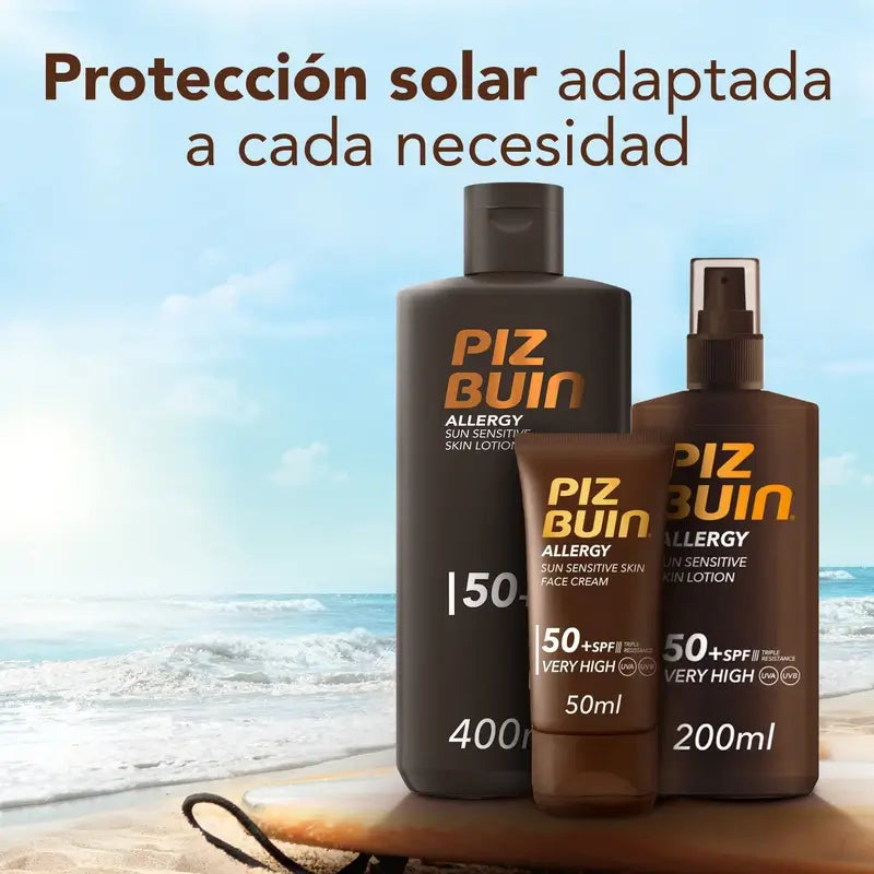 Piz Buin Duplo Allergy Lotion Spf 50, 2X400 ml
