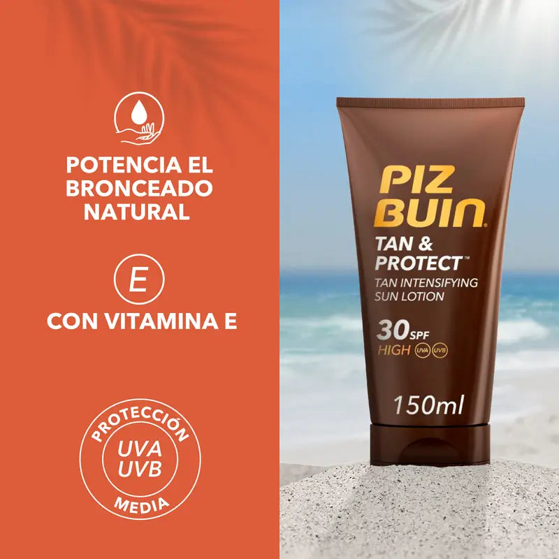 Piz Buin Tan & Protect Intensifying Sun Cream SPF30, 150ml
