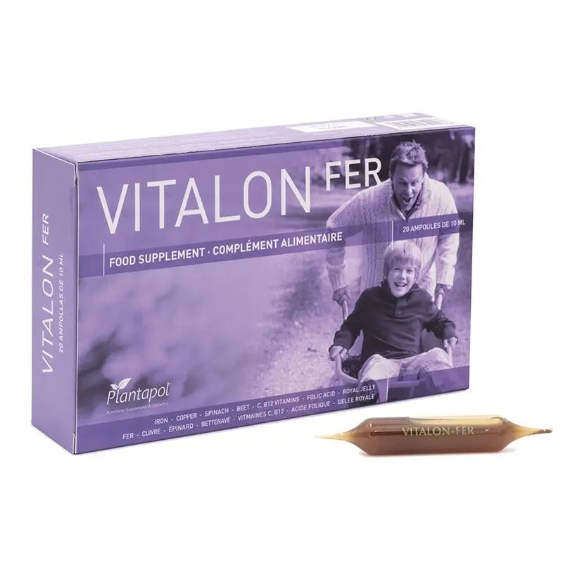 Planta Pol Vitalon Fer Royal Jelly , 20 ampoules of 10 ml