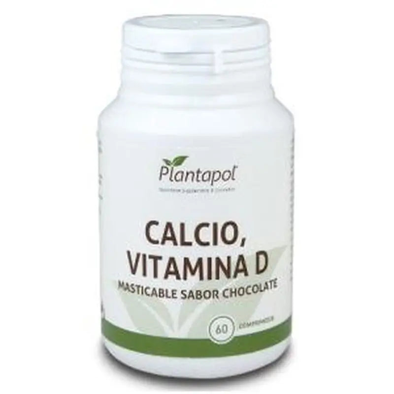 Plantapol Calcium+Vit.D Chocolate Flavour 60 Chewable Tablets