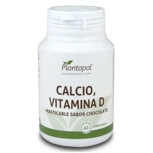 Plantapol Calcium+Vit.D Chocolate Flavour 60 Chewable Tablets