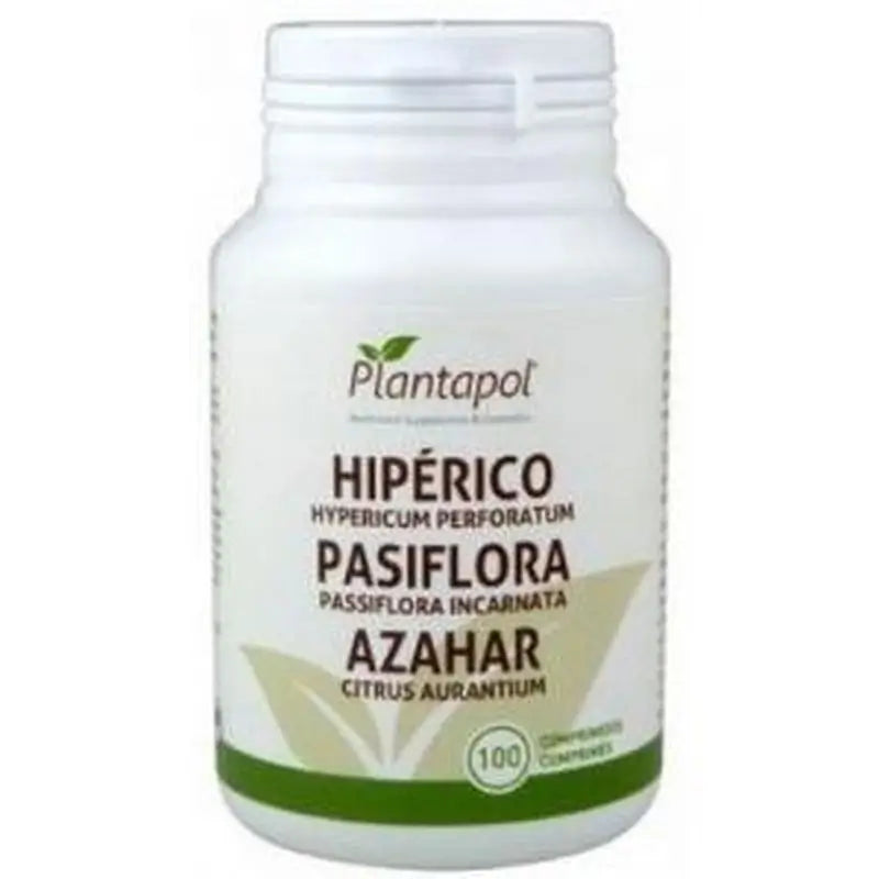 Plantapol Hypericum -Pasiflora-Azahar 100 Tablets