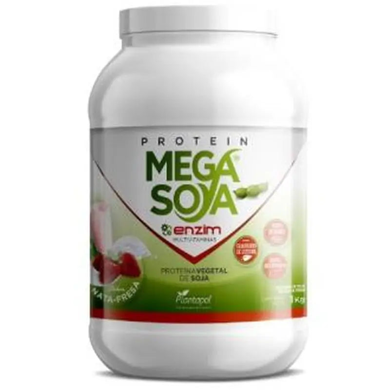 Plantapol Protein Mega Soya Soy Protein Cream-Strawberry1Kg.