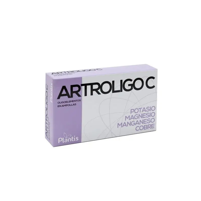 Plantis Artroligo C Oligoelements , 20 ampoules of 5 ml