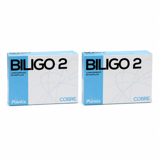 Plantis Biligo 2 Copper 20 ampoules x 2 ml, pack of 2