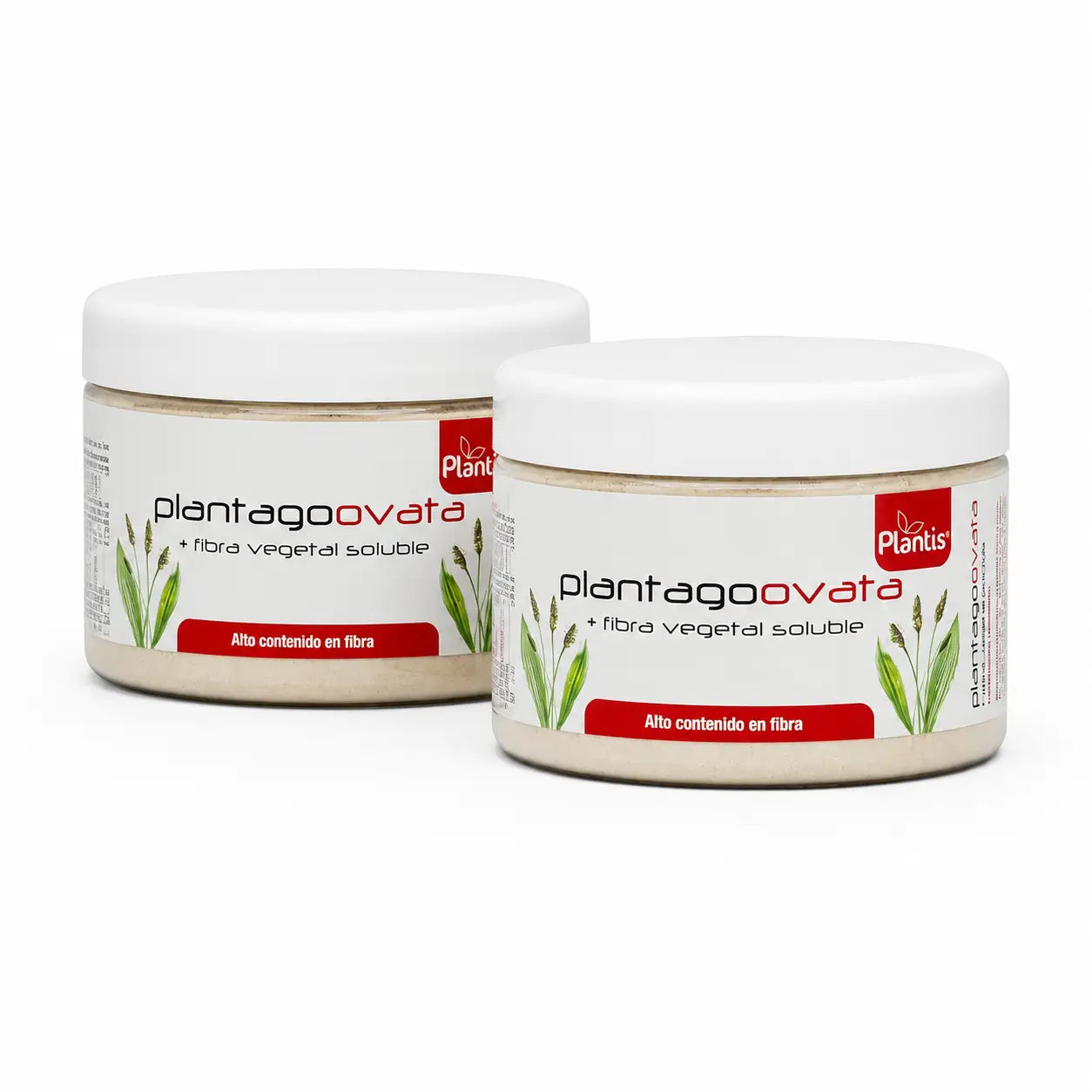 Plantis Plantago Ovata in a jar, 180 g, pack of 2