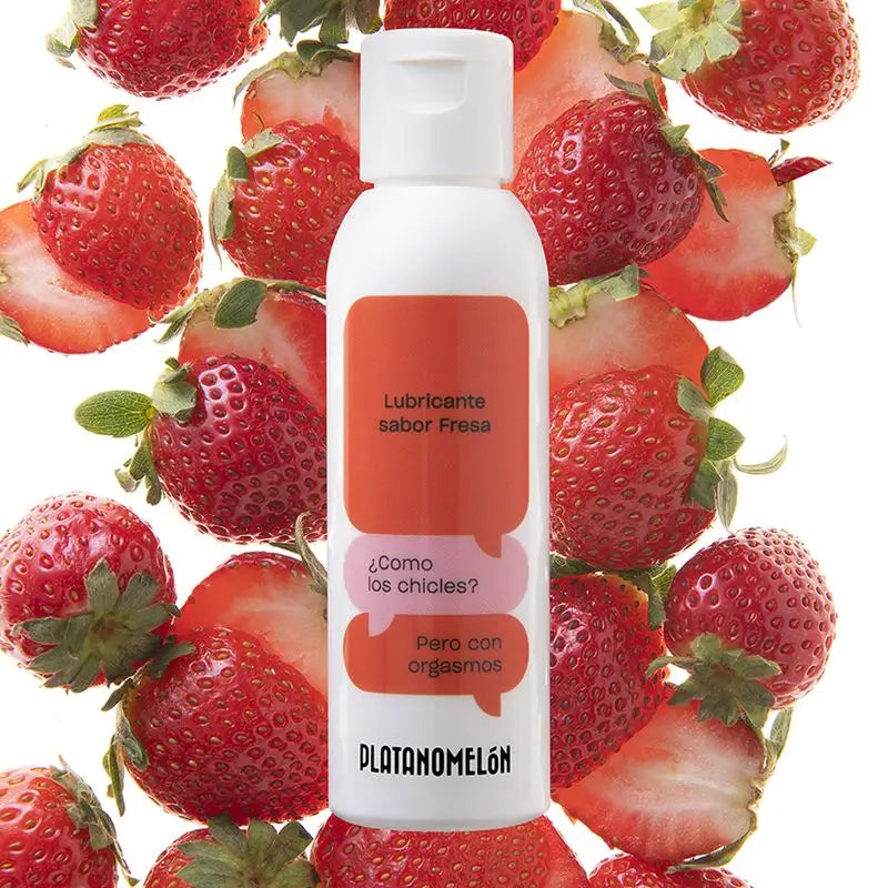 Platanomelon Strawberry Flavoured Lubricant, 50 ml