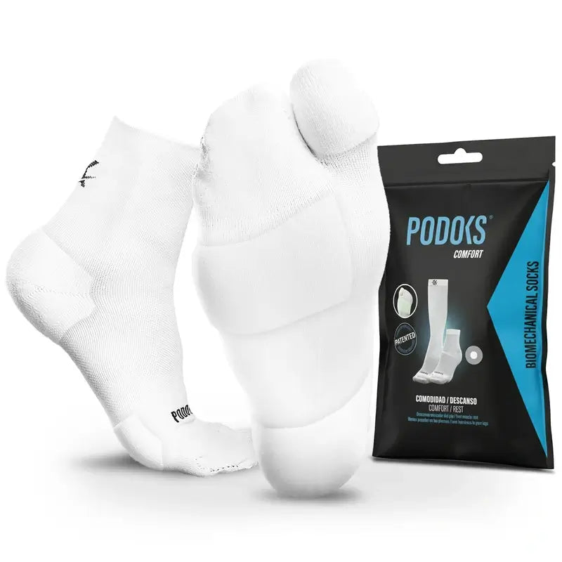 Podoks Tired Legs Socks H6 White