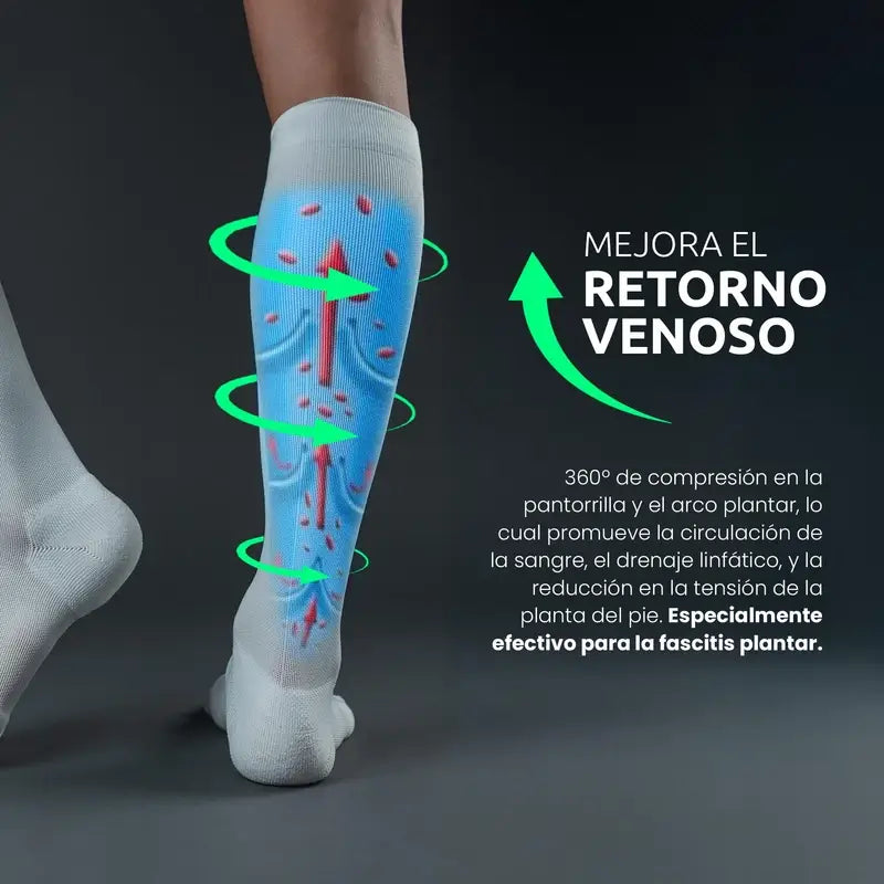 Podoks Tired Legs Socks H6 White
