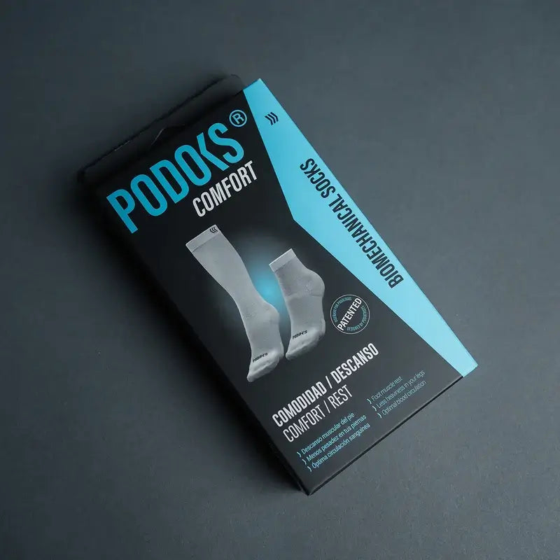 Podoks Tired Legs Socks H6 White