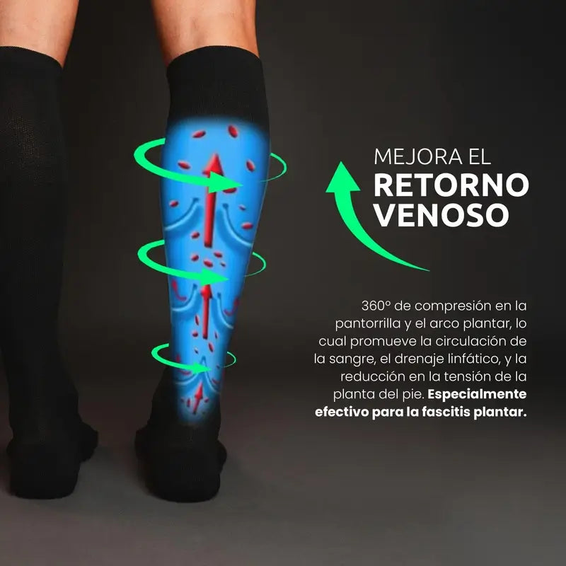 Podoks Tired Legs Socks H6 Black