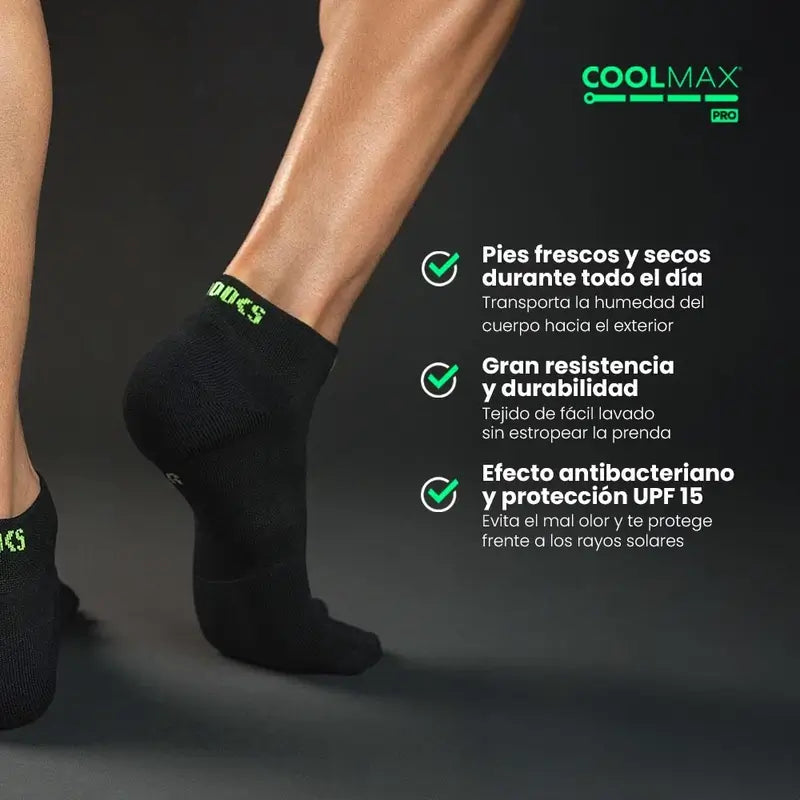 Podoks Running Socks Ankle H2 Black
