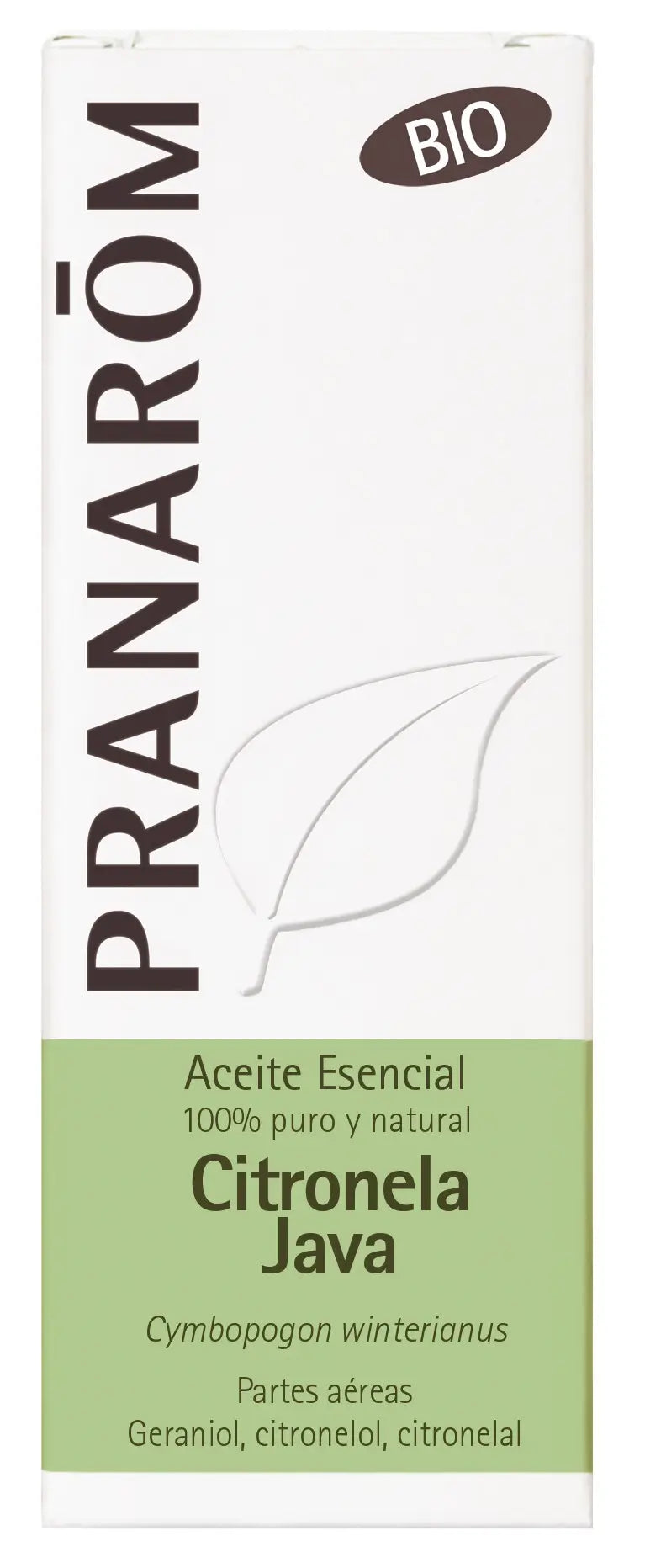 Pranarom Citronella Java Essential Oil Bio, 10ml