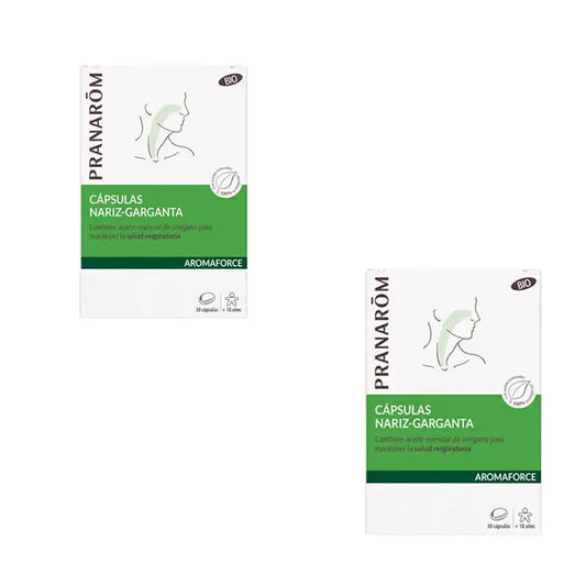 Pranarôm Aromaforce Nose-Throat, 2X30 Capsules