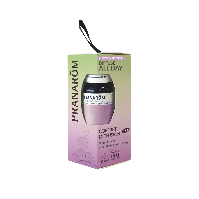 Pranarôm Diffuse All Day Diffusion Box, 3x5 ml