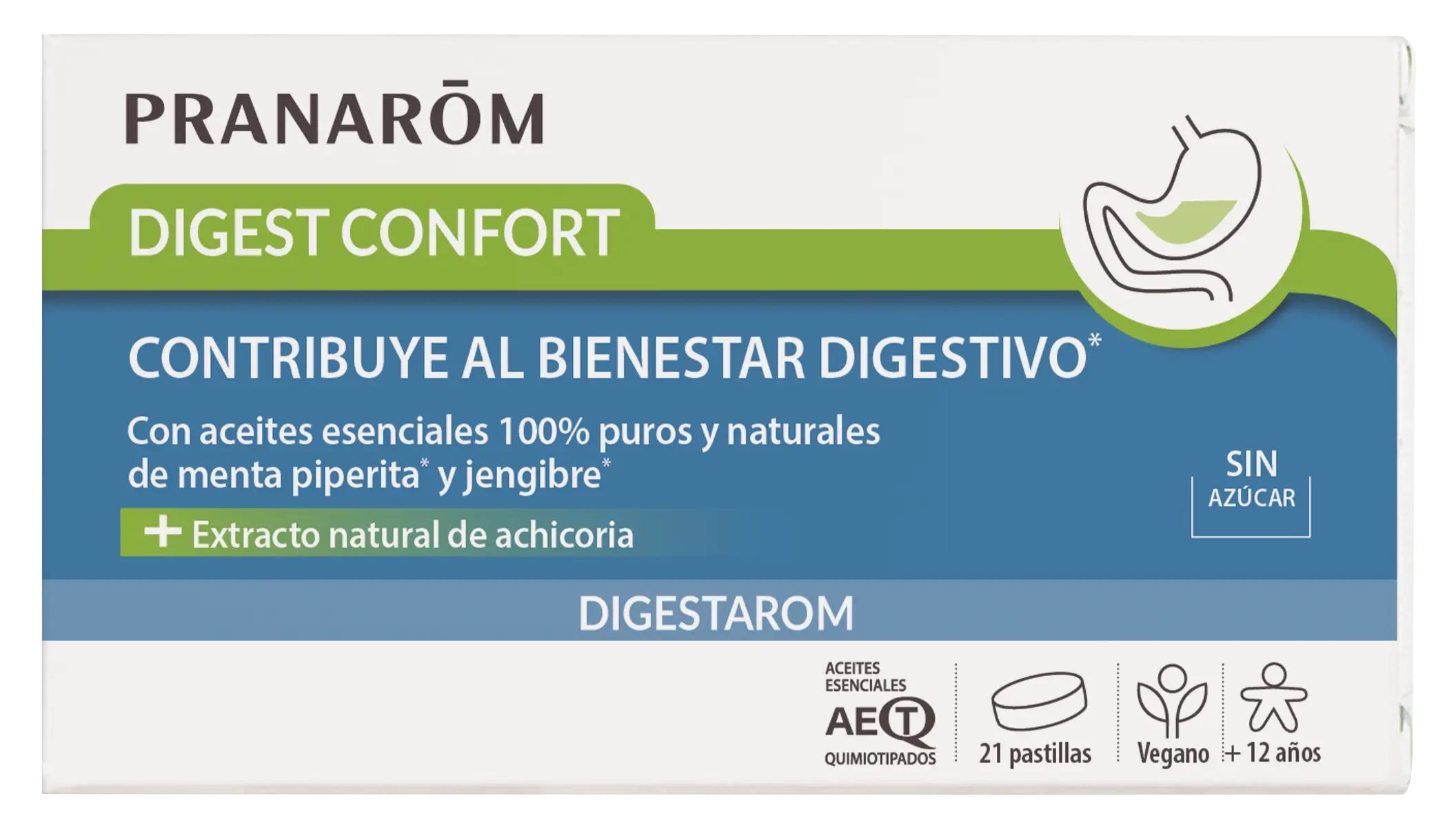 Pranarom Digest Digestive Comfort Peppermint & Ginger Essential Oil Vegan