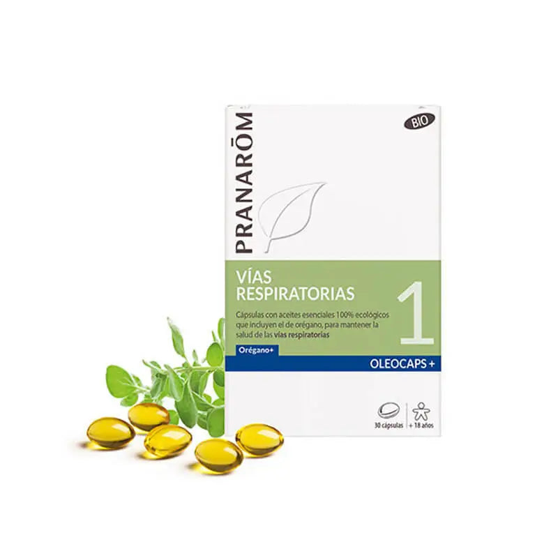 Pranarom Respiratory Tract Oleocaps+ 1 Oregano 30 capsules