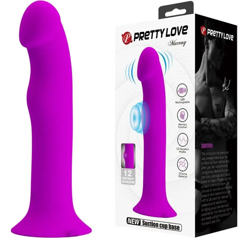 Pretty Love Murray Vibrator And Clitoral Sucker Purple