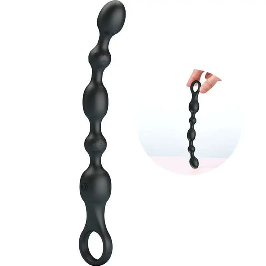 Pretty Love Van Anal Balls 10 Vibrations Rechargeable Silicone