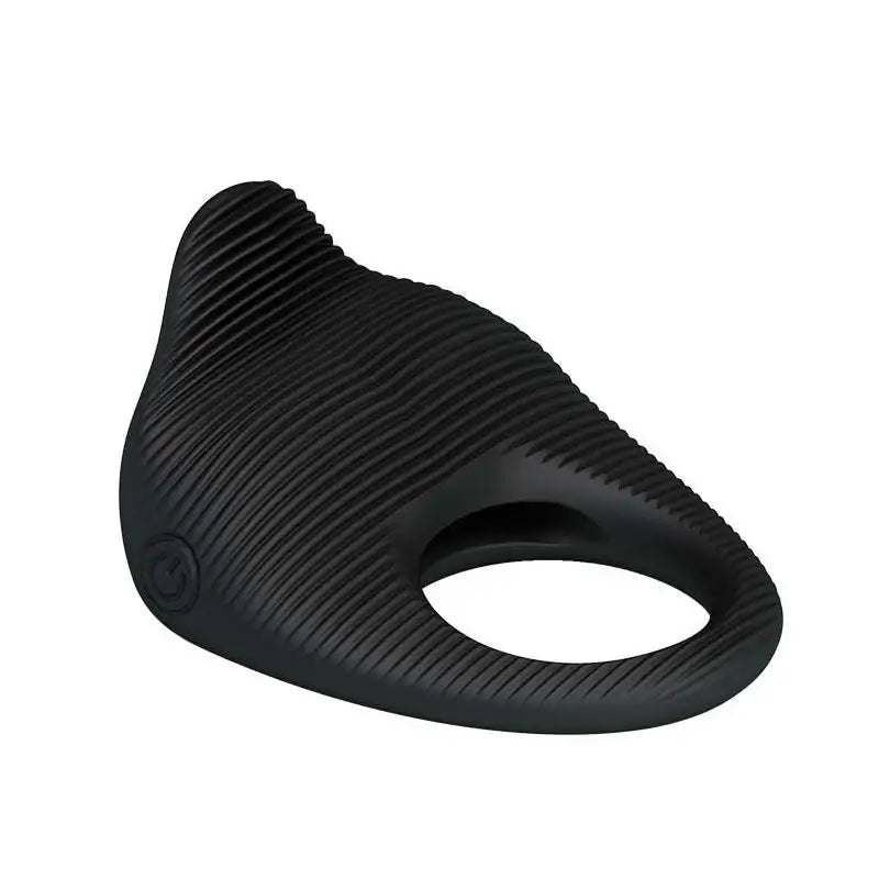 Prettylove Thimble Vibrating Ring Black