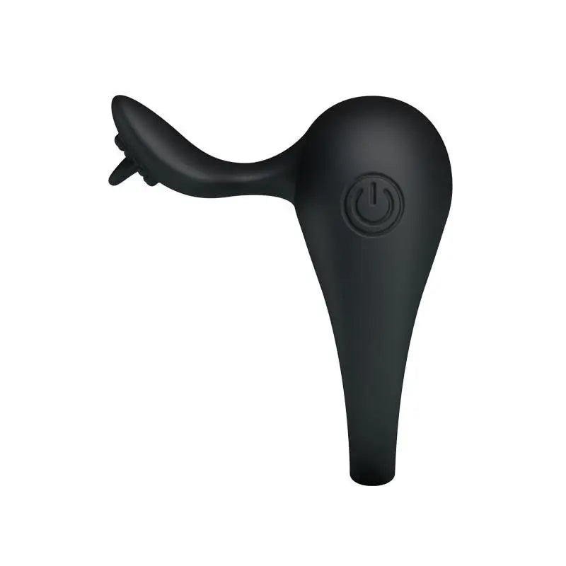 Prettylove Tonguo Vibrating Ring Black