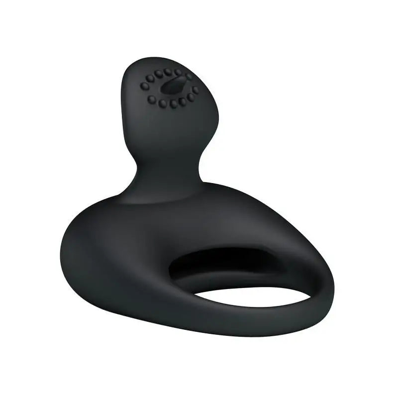 Prettylove Tonguo Vibrating Ring Black
