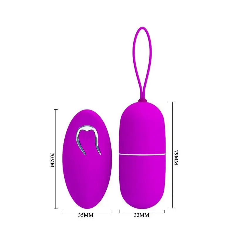 Prettylove Arvin Vibrating Egg Purple Colour