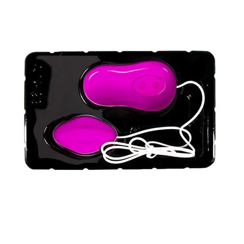 Prettylove Avery Pink & White Vibrating Egg