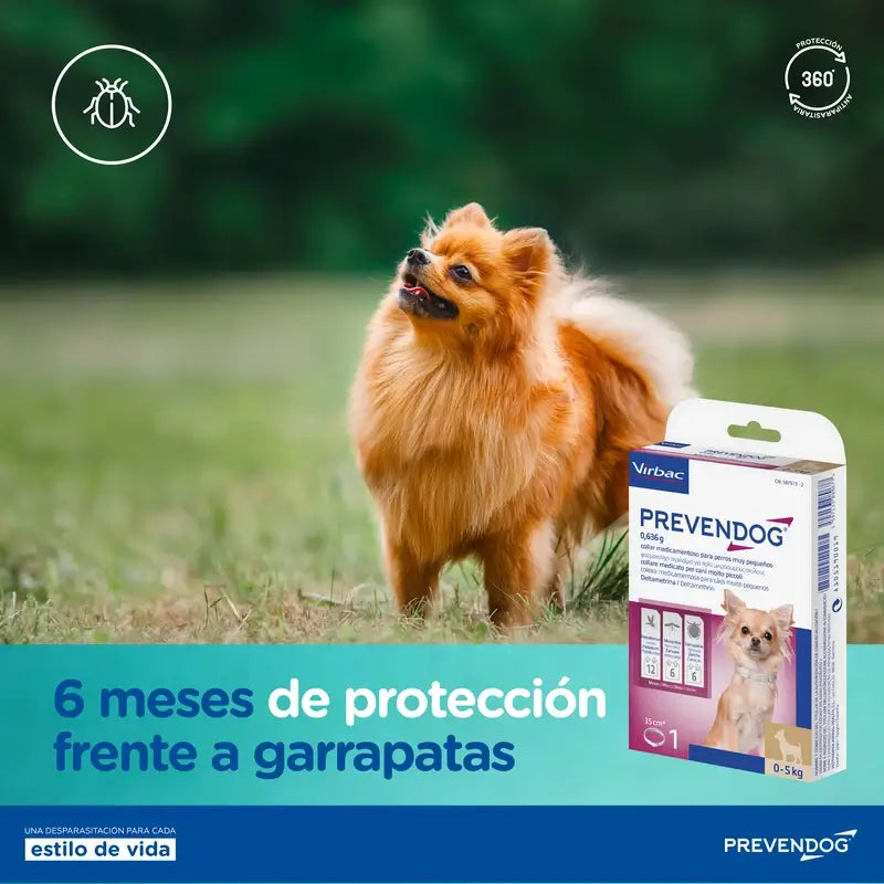 Virbac Prevendog Anti-parasite Collar 75 cm 2 units