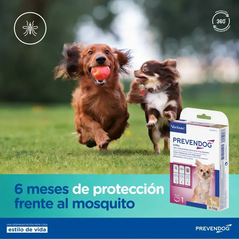 Virbac Prevendog Anti-parasite Collar 75 cm 2 units