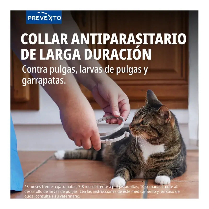Prevexto anti-parasite collar for cats, 38cm