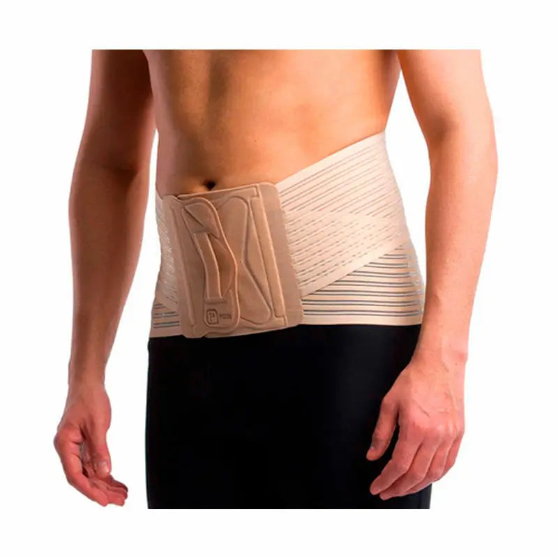 Primspine Care Lumbosacral Girdle Semi-Rigid Lumbar Crossover Beige L