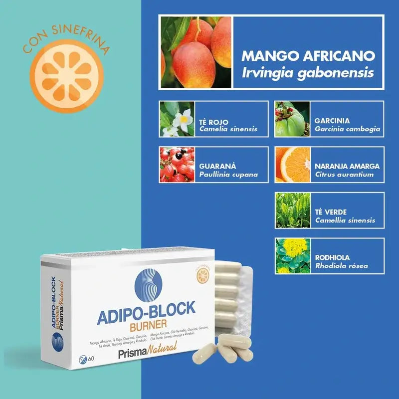 Prisma Natural Adipo Block Burner, 60 capsules