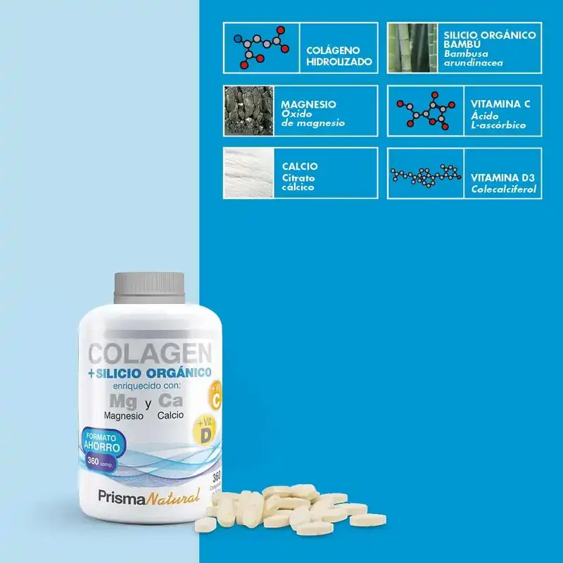 Prisma Natural Collagen + Organic Silicon, 360 Tablets