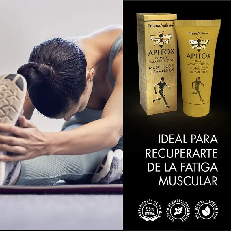 Apitox Sports Muscle & Ligament Massage Cream, 60 ml