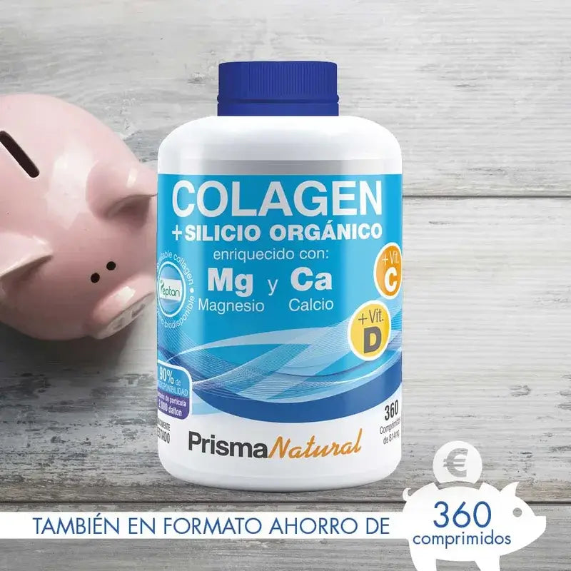 Prisma Natural Marine Collagen Peptan + Organic Silicon, 180 Tablets