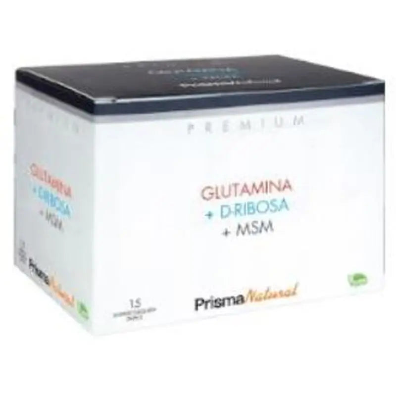Prisma Natural Glutamine + D-Ribose + Msm 15 Duplo Sticks